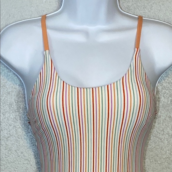 Roller Rabbit Multicolor Striped One Piece Scoop Neck Swimsuit - Picture 4 of 12